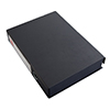 齐心（Comix） A1297  A4 55MM 办公必备磁扣式PVC档案盒 黑