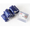 得力 5756 横式 硬质PVC证件卡套/工作证/员工牌  50只/盒(蓝色)