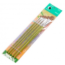 马利 G1865 水粉画笔（五支装） 绿色