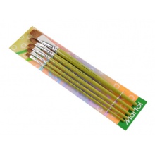 马利 G1865 水粉画笔（五支装） 绿色