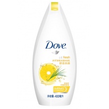 多芬（Dove）沐浴露400g/400ml 舒活水润沐浴乳