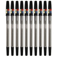 三菱（UNI）SA-S 圆珠笔 0.7mm 黑  10支/盒_