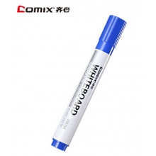 齐心（Comix） WB704 单头易擦白板笔2.0mm 蓝_