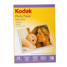 柯达Kodak 5R/7寸 230g高光面照片纸/喷墨打印相片纸 100张/包