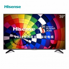 海信（Hisense）LED39EC350A 39英寸 高清电视 8G存储 VIDAA3.0 丰富影视教育资源（黑色高光）