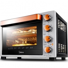 美的（Midea）T3-L324D 家用多功能 32升电烤箱 专业烘焙 搪瓷易清洁内胆 双层隔热门