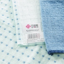 洁丽雅 纯棉纱布吸水毛巾3条装 8548 混色3条装