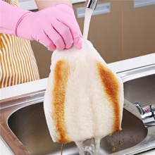 美丽雅 竹纤维洗碗巾 23x18cm不沾油型 3片促销装 抹布清洁布 HC060296