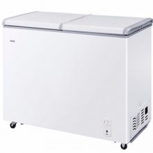 海尔（Haier） 273升冷柜 蝶形门 侧掀门 单箱变温冰柜 家用商用二合一 卧式冰箱 BC/BD-273SEA