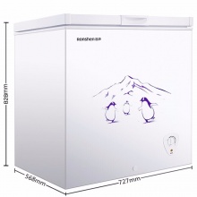 容声（Ronshen） 家用小冷柜 145升单温转换冰柜冷藏 冷冻BD/BC-145MX