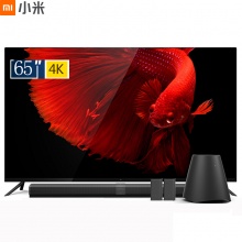 小米（MI）小米电视4 65英寸 L65M5-AB 4.9mm超薄 3GB+32GB HDR 4K超高清智能电视 杜比全景声家庭影院套装