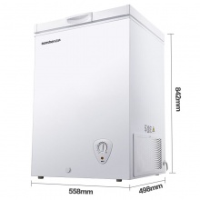 容声（Ronshen） 100升顶开门冷藏冷冻转换珍珠白面板小型冷柜BD/BC-100N