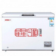 星星（XINGX）355升 商用卧式冰柜 单温单箱冰箱 冷藏冷冻转换冷柜 把手温显 顶开门 BD/BC-355E