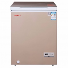 星星（XINGX） 微霜冷柜 不锈钢小冷柜 家用冰柜 冷藏冷冻转换柜 冷柜 节能单温冰箱 BD／BC-100BJV