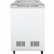 美菱（MeiLing）278升双温双箱冰柜 左冷藏右冷冻 蝶形门冷柜 大冷冻设计 卧式冰箱 白色 BCD-278AZ