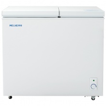 美菱(MELING)160升双温双箱冰柜 一级能效 顶开门冷柜 商用家用 大冷冻力空间 卧式冰箱 FCD-160DT