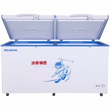 美菱(MELING)528升单温冰柜 一机四用变温冷柜 双顶开门商用冷藏冷冻转换柜 卧式冰箱BC/BD-528DT