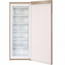 美菱(MELING)169升立式冷冻冰柜 一级能效 分类存储 大冷冻力冷柜 全冷冻冰箱 金色 BD-169C