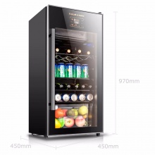 凡萨帝（Fasato） 110升冰吧酒柜家用迷你单门冷藏柜保鲜柜小冰箱展示柜饮料柜
