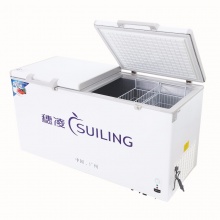 穗凌（SUILING） BD-399卧式商用冷柜双门大型冰柜保鲜冷冻饮料家用冰箱低温冻柜