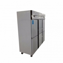 穗凌（SUILING） 立式全不锈钢商用六门双温厨房冷柜冷藏冷冻厨房冰箱Q1.6L6-C
