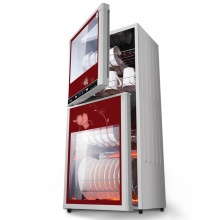 美的（Midea） 家用二星级 100系列立式消毒柜/碗柜MXV-ZLP100K03 红色