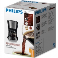 飞利浦（PHILIPS） 咖啡机家用全自动美式滴漏式咖啡壶 HD7434/20金属色