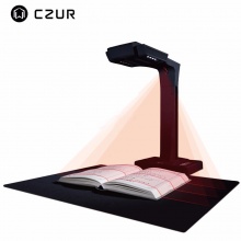 成者科技（CZUR）ET18U 高拍仪 成册扫描仪 书籍文档零边距 1800万像素 黑色