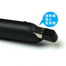 诺为（KNORVAY）N76C 翻页笔激光笔翻页器 投影笔 电子笔 遥控笔 充电式 黑色