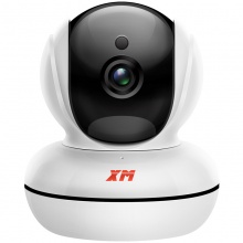 雄迈(XM)720P云台鱼眼全景高清夜视智能监控摄像头 家用wifi无线远程网络摄像机