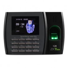 中控智慧（ZKTeco）K28指纹考勤机 免软件签到彩屏打卡机 自助报表