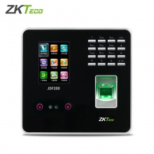 中控智慧（ZKTeco）JDF200指纹人脸识别考勤机 快速签到打卡机
