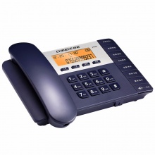 中诺（CHINO-E）W598 电话机座机家用有线固话办公商务固定电HCD6238(28)P/TSDL01 宝石蓝