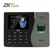 中控智慧（ZKTeco） S60 彩屏网络指纹识别考勤机打卡签到机器指纹 标配 原型机+发票需提供纳税人识别号