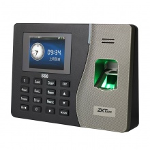 中控智慧（ZKTeco） S60PLUS 网络指纹识别考勤机上班打卡签到器 S60plus 标配+停电打卡+企业发票需提供纳税人识别号