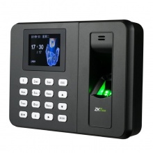 中控智慧（ZKTeco） ZK3960 彩屏指纹考勤机打卡签到机器上班科技识别机器 黑色 标配+UPS后备电源+8GU盘+电子发票