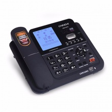 中诺（CHINO-E）G076 电脑连接录音 随录随存 大容量录音电话机座机/客服商务办公固定电话 雅士黑