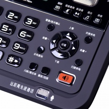 中诺（CHINO-E）G076 电脑连接录音 随录随存 大容量录音电话机座机/客服商务办公固定电话 雅士黑