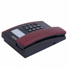 中诺（CHINO-E） 1820 可挂墙电话机/小巧座机/无来电显示/酒店电话机/办公固定电话 黑色