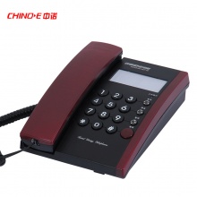中诺（CHINO-E） 1820 可挂墙电话机/小巧座机/无来电显示/酒店电话机/办公固定电话 黑色