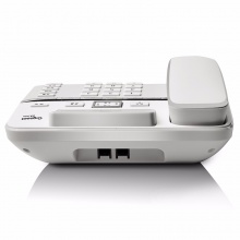 集怡嘉（Gigaset）DA560 原西门子品牌电话机座机黑名单功能来电显示屏幕背光双接口免提办公家用电话(白)