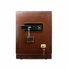 迪堡 保险柜家用电子指纹密码锁大小型全钢保险箱办公3C认证古铜锤纹K1系列 67K1-Z指纹（宽480*深450*高750）