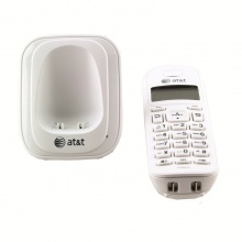 AT&T EL31209WCN 数字无绳电话机座机套装内部对讲家用办公固定无线电话子母机 白色