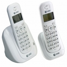 AT&T EL31209WCN 数字无绳电话机座机套装内部对讲家用办公固定无线电话子母机 白色