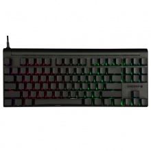 樱桃（CHERRY）MX Board 8.0 G80-3888HYAEU-2 RGB 背光游戏机械键盘 黑色红轴 绝地求生 吃鸡键盘