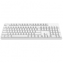 ikbc C104 樱桃轴机械键盘 104键原厂Cherry轴 白色 茶轴 游戏键盘 绝地求生 吃鸡键盘