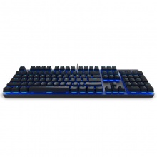 雷柏（Rapoo） V805 104键原厂Cherry轴机械键盘 樱桃轴游戏键盘 吃鸡键盘 背光键盘 电竞键盘 黑色 青轴
