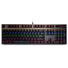 雷柏（Rapoo） V500PRO 混光机械键盘 游戏键盘 吃鸡键盘 背光键盘 电脑键盘 笔记本键盘 黑色 黑轴