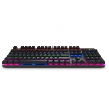 雷柏（Rapoo） V500PRO 混光机械键盘 游戏键盘 吃鸡键盘 背光键盘 电脑键盘 笔记本键盘 黑色 黑轴