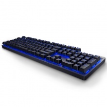 雷柏（Rapoo） V805 104键原厂Cherry轴机械键盘 樱桃轴游戏键盘 吃鸡键盘 背光键盘 电竞键盘 黑色 茶轴